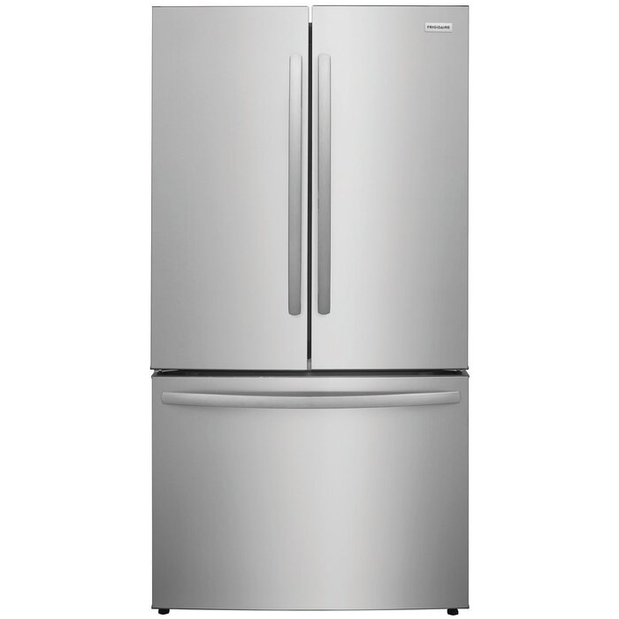 Frigidiare FRIGIDAIRE Standard-Depth 28.8-Cu. Feet 3-Door French Door Refrigerator with Ice Maker with Water Dispenser (Smudge-Proof Stainless Steel) ENERGY STAR MODEL# FRFN2813AF