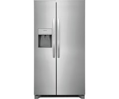 Frigidiare Frigidaire  25.6-cu ft Side-by-Side Refrigerator with Ice Maker, Water and Ice Dispenser (Stainless Steel) ENERGY STAR  MODEL# FRSS2623AS