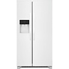 Frigidiare Frigidaire 25.6-cu ft Standard-Depth 36-in Wide Side-by-Side Refrigerator with Ice Maker ,Water and Ice Dispenser ( White ) ENERGY STAR Certified MODEL # FRSS2623AW