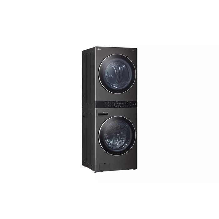 LG LG WashTower Stacked Laundry Center with 4.5-cu ft Front Load Washer and Electric 7.4-cu ft Dryer (ENERGY STAR)  MODEL# WKEX200HBA