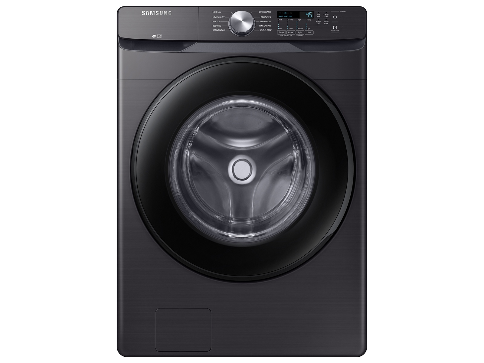 Samsung SAMSUNG 4.5-Cu. Feet High Efficiency Stackable Front-Load Washer ( Fingerprint Resistant Black Stainless Steel ) ENERGY STAR MODEL# WF45T6000AV