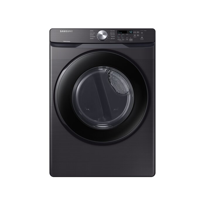 Samsung SAMSUNG  7.5-Cu. Feet Stackable Vented Electric Dryer ( Fingerprint Resistant Black Stainless Steel )  MODEL# DVE45T6000V