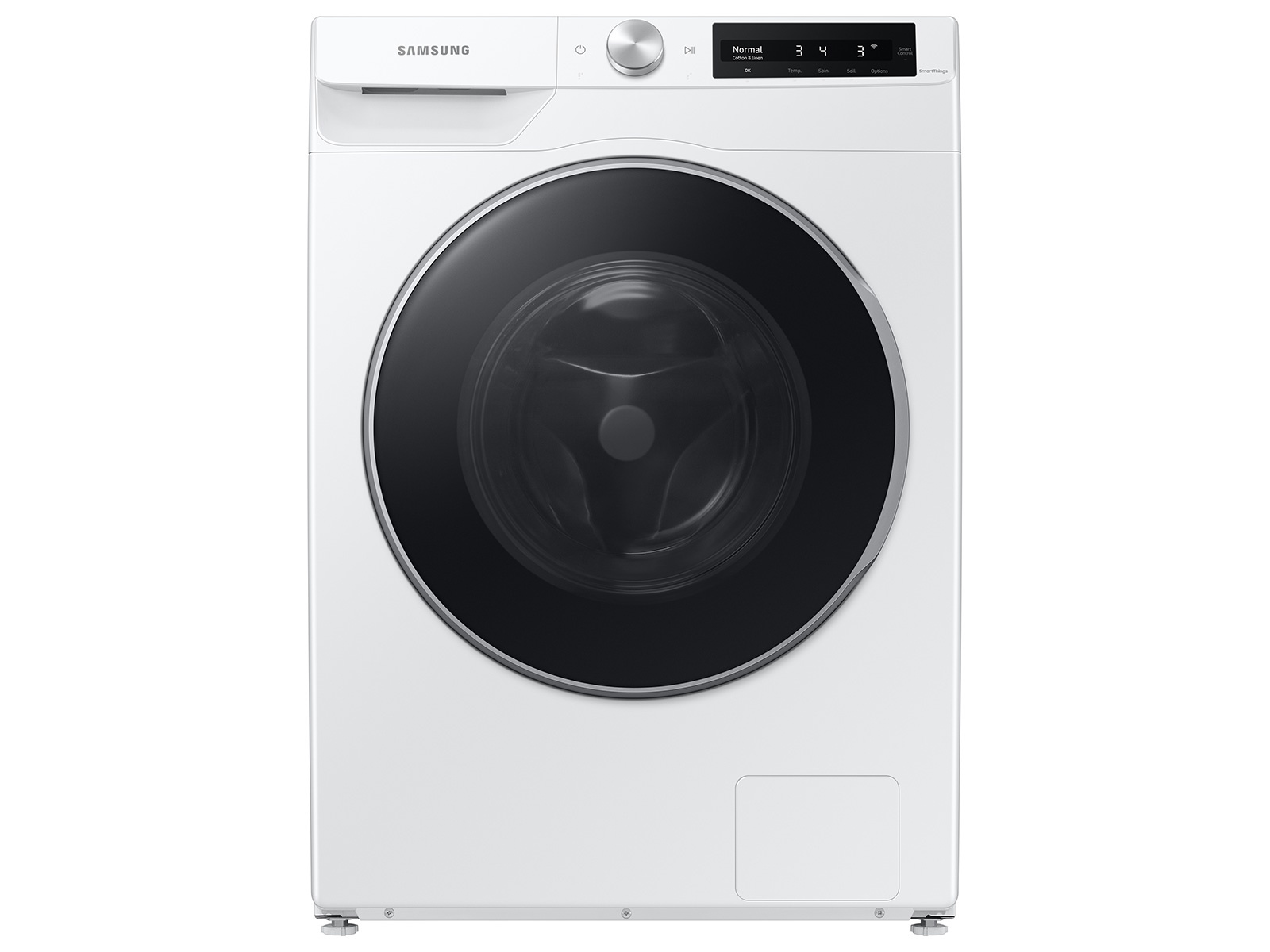 SAMSUNG SAMSUNG   2.5-Cu. Feet High Efficiency Stackable Steam Cycle Smart Front-Load Washer ( White ) ENERGY STAR  MODEL# WW25B6900AW