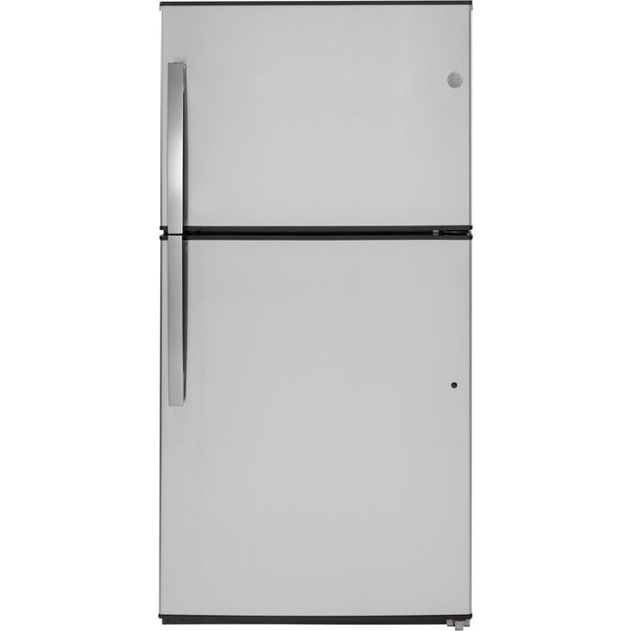 GE GE (DS) 21.1 cu. ft. Top Freezer Refrigerator (Stainless Steel) Model# GIE21GSHSS