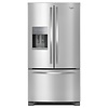 Whirlpool WHIRLPOOL Spillproof Shelves 24.7-cu ft French Door Refrigerator with Ice Maker, Water and Ice Dispenser (Fingerprint Resistant Stainless Steel) ENERGY STAR  MODEL# WRF555SDFZ    Stock# 1424-41