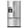 WHIRLPOOL Spillproof Shelves 24.7-cu ft French Door Refrigerator with Ice Maker, Water and Ice Dispenser (Fingerprint Resistant Stainless Steel) ENERGY STAR MODEL# WRF555SDFZ