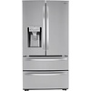 LG LG Craft Ice Smart WiFi Enabled 27.8-cu ft 4-Door Smart French Door Refrigerator with Dual Ice Maker, Water and Ice Dispenser (Fingerprint Resistant) ENERGY STAR  MODEL# LRMXS2806S