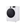 LG LG True Steam 7.4-cu ft Stackable Steam Cycle Vented Smart Electric Dryer (White) ENERGY STAR  MODEL# DLEX4080W