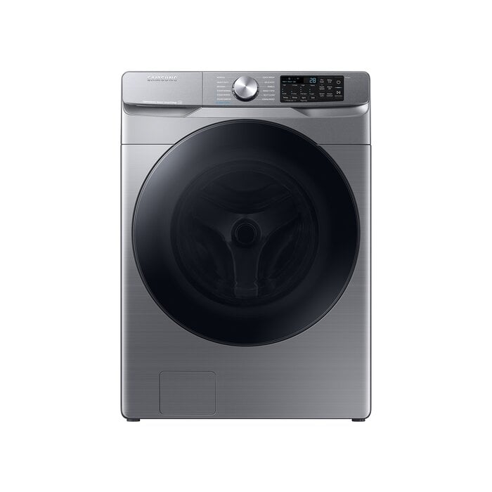 Samsung Samsung 4.5-cu ft High Efficiency Stackable Steam Cycle Smart Front-Load Washer (Platinum) ENERGY STAR MODEL# WF45B6300AP