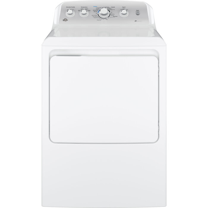 GE GE 7.2-cu ft Vented Electric Dryer (White)  MODEL# GTD45EASJWS