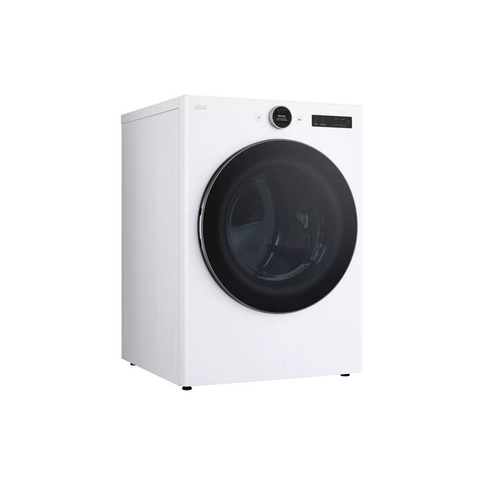 LG LG 7.4 cu. ft. Ultra Large Capacity Smart Front Load Gas Energy Star Dryer with Sensor Dry & Steam Technology MODEL# DLGX5501W