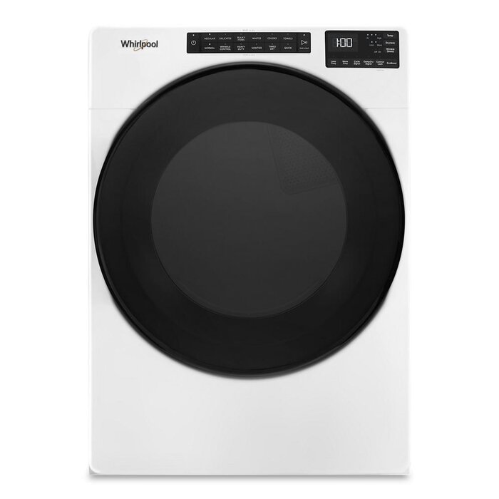 Whirlpool WHIRPOOL 7.4-cu ft Stackable Vented Electric Dryer (White) ENERGY STAR  MODEL# WED5605MW