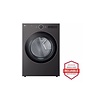 LG LG 7.4-cu ft Stackable Steam Cycle Vented Smart Electric Dryer (Black Steel) ENERGY STAR  MODEL# DLEX6700B