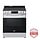 LG 30-in Glass Top 5 Burners 6.3-cu ft Self-Cleaning Air Fry Convection Oven Slide-in Smart Electric Range (Printproof Stainless Steel)  MODEL# LSEL6333F