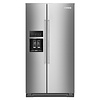 KITCHENAID KITCHENAID  24.8-cu ft Side-by-Side Refrigerator with Ice Maker, Water and Ice Dispenser (Stainless Steel with Printshield Finish) ENERGY STAR  MODEL# KRSF705HPS