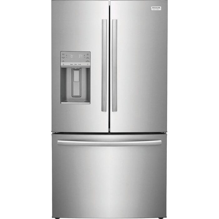 FRIGIDAIRE GALLERY GRFS2853AF Frigidaire Gallery Standard-Depth 27.8-cu ft 3 -Door 36-in Wide French Door Refrigerator with Dual Ice Maker with Water and Ice Dispenser ( Fingerprint Resistant Stainless Steel )