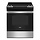 WHIRLPOOL 30-in Glass Top 4 Burners 4.8-cu ft Self-Cleaning Slide-in Electric Range (Fingerprint Resistant Stainless Steel)  MODEL# WEE515S0LZ