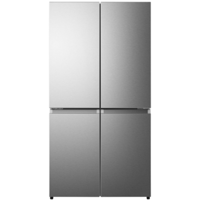 HISENSE HISENSE Counter-depth 21.6-cu ft 4-Door French Door Refrigerator with Ice Maker (Stainless Look)  MODEL# HRQ215N6BVD