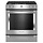 KitchenAid 30-in 5 Burners 5.8-cu ft Self-cleaning Convection Oven Slide-in Natural Gas Range (Stainless Steel)  MODEL# KSGG700ESS