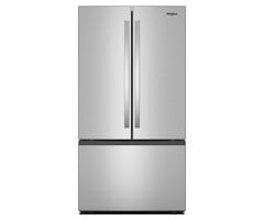 Whirlpool Whirlpool 30.53-cu ft French Door Refrigerator with Ice Maker (Fingerprint Resistant Stainless Finish) ENERGY STAR    Model# WRFF3136SZ