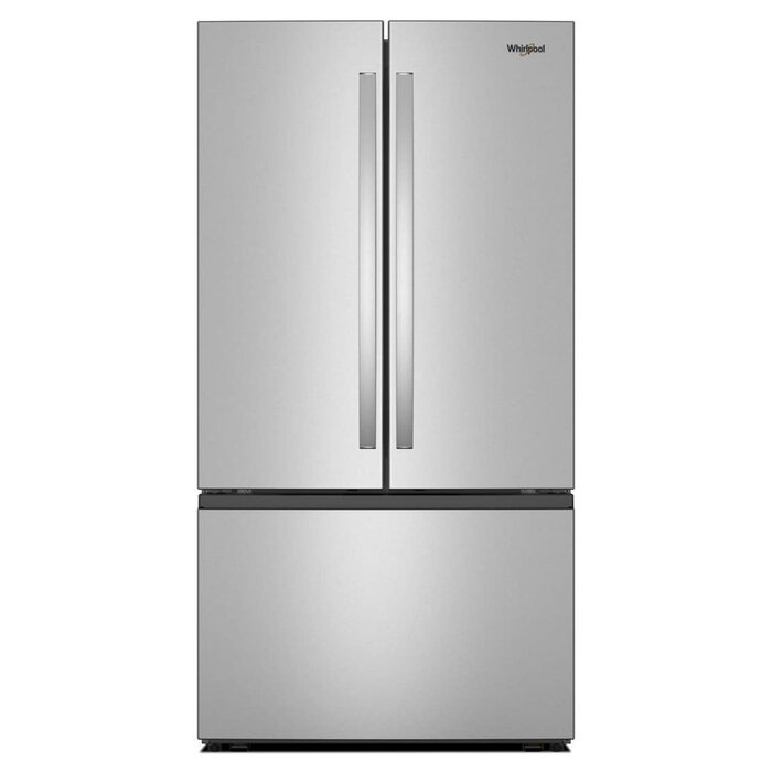 Whirlpool Whirlpool 30.53-cu ft French Door Refrigerator with Ice Maker (Fingerprint Resistant Stainless Finish) ENERGY STAR    Model# WRFF3136SZ