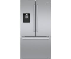 BOSCH Bosch Standard-Depth 500 Series 26-cu ft 3 -Door Smart Compatible French Door Refrigerator with Ice Maker with Water and Ice Dispenser ( Stainless Steel ) ENERGY STAR Certified    Model#  B36FD50SNS
