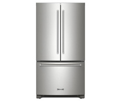 KITCHENAID KitchenAid Counter-Depth 20-cu ft 3 -Door French Door Refrigerator with Ice Maker ( Stainless Steel ) ENERGY STAR Certified   Model#  KRFC136RPS