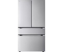 LG LG Standard-Depth 29.6-cu ft 4 -Door 36-in Wide Smart Compatible French Door Refrigerator with Ice Maker with Water Dispenser ( PrintProof Stainless Steel ) ENERGY STAR Certified