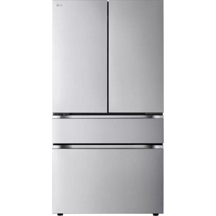 LG LG Standard-Depth 29.6-cu ft 4 -Door 36-in Wide Smart Compatible French Door Refrigerator with Ice Maker with Water Dispenser (PrintProof Stainless Steel) ENERGY STAR Model# LF30S8210S
