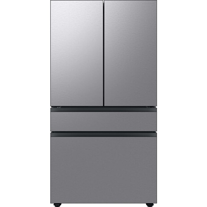SAMSUNG SAMSUNG Counter-depth 22.8-cu ft 4-Door Smart French Door Refrigerator with Dual Ice Maker and Water Dispenser and Door within Door (Fingerprint Resistant Stainless Steel- All Panels) ENERGY STAR  MODEL# RF23BB8600QL    Stock# 2003-40