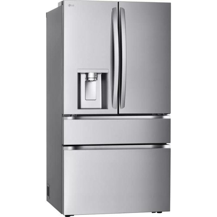 LG 25 cu. ft. Smart Counter-Depth MAX™ 4-Door French Door Refrigerator with Full-Convert Drawer MODEL# LF25G8330S