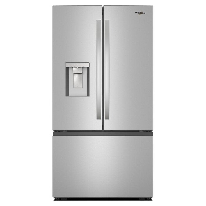 Whirlpool Whirlpool 36-Inch French Door Refrigerator with In-Door Water and Ice Maker - 30 cu. ft. Model# WRFF3536SZ