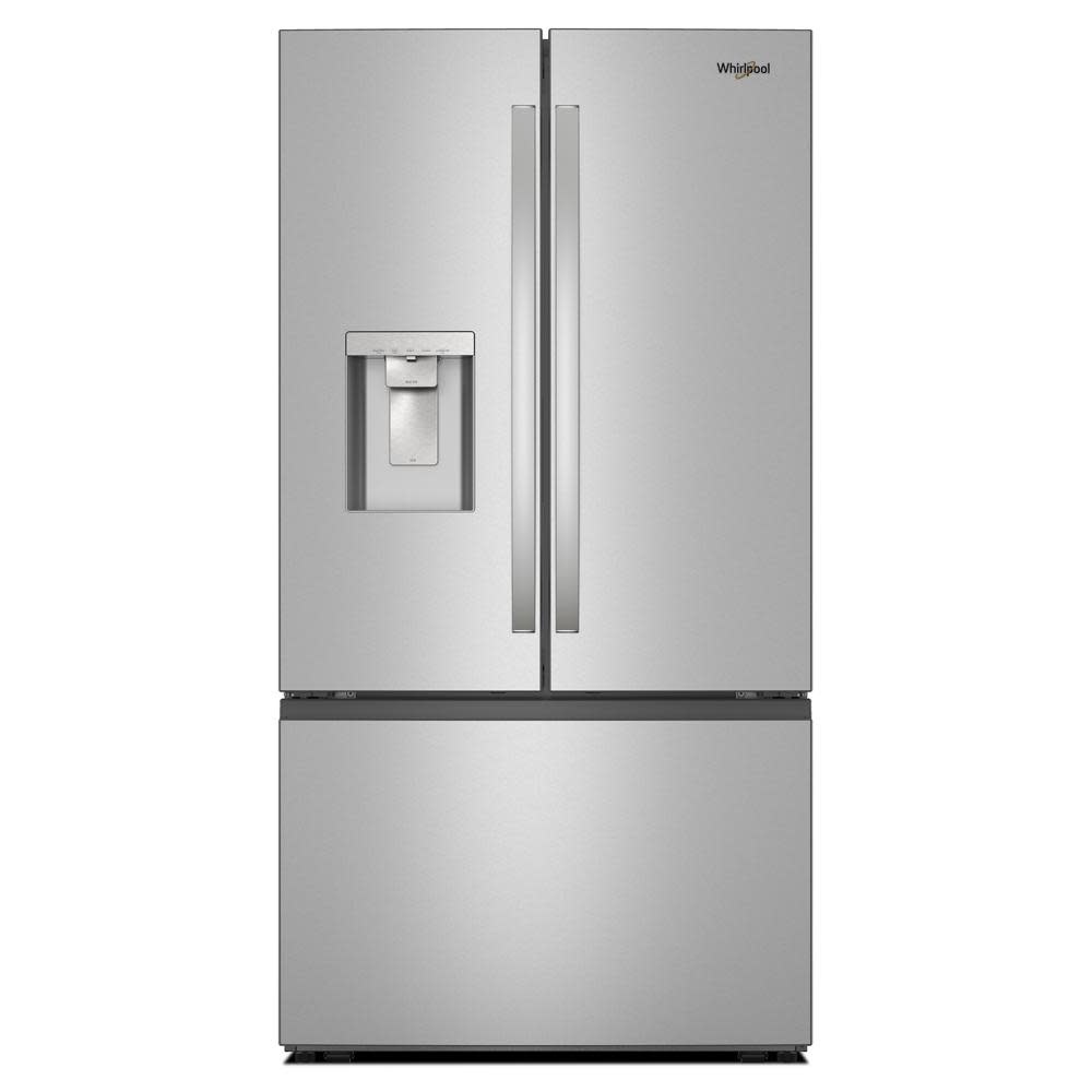Whirlpool Whirlpool WRFF3536SZStandard-Depth 29.58-cu ft 3 -Door French Door Refrigerator with Ice Maker with Water and Ice Dispenser (Fingerprint Resistant Stainless Finish)