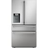 Sharp Appliances Sharp Counter-Depth 21.6-cu ft 4 -Door French Door Refrigerator with Ice Maker with Water and Ice Dispenser ( Stainless Steel ) ENERGY STAR Certified Model# SJG2254FS