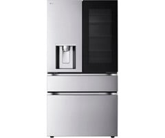 LG InstaView MyColor 28.6-cu ft 4-Door Smart French Door Refrigerator with Dual Ice Maker, Water and Ice Dispenser and Door within Door (Fingerprint Resistant) ENERGY STAR  MODEL# LF29S8365S