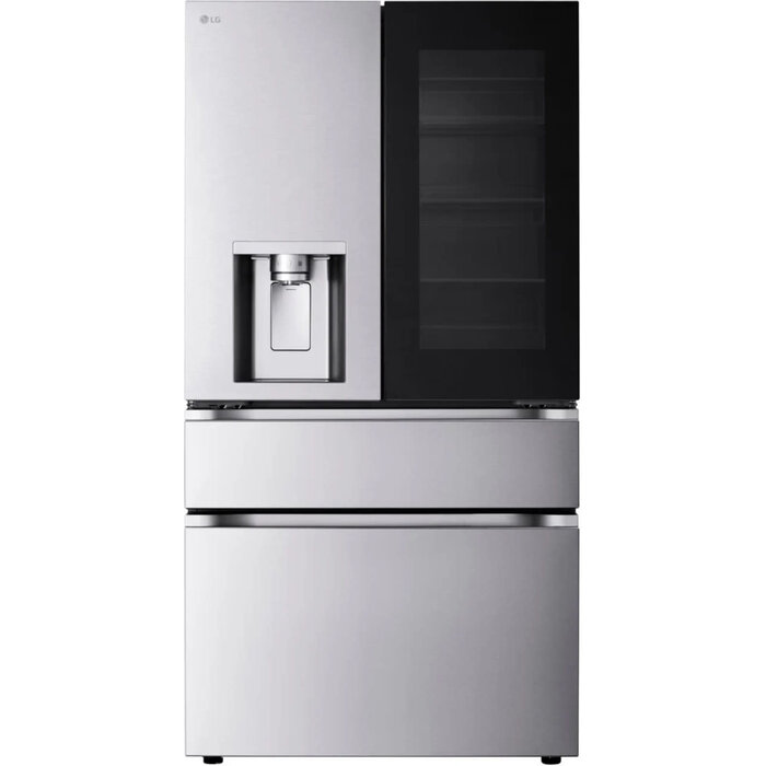 LG LG InstaView MyColor 28.6-cu ft 4-Door Smart French Door Refrigerator with Dual Ice Maker, Water and Ice Dispenser and Door within Door (Fingerprint Resistant) ENERGY STAR  MODEL# LF29S8365S