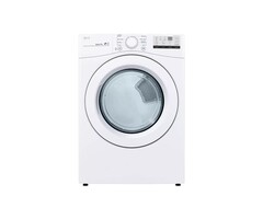 LG LG 7.4-cu ft Stackable Electric Dryer (White) ENERGY STAR  MODEL# DLE3400W