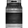 Frigidaire 30-in 5 burners 5.1-cu ft Air Fry Convection Oven Freestanding Natural Gas Range (Stainless Steel) Model# FCRG3083AS
