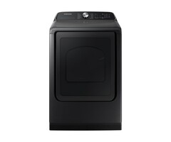 SAMSUNG SAMSUNG  7.4-cu ft Steam Cycle Vented Smart Electric Dryer (Brushed Black)  MODEL# DVE55CG7100V