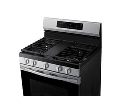 SAMSUNG Samsung 30-in 5 burners 6.0-cu ft Freestanding Natural Gas Range ( Stainless Steel )  MODEL# NX60A6311SS