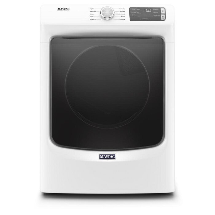 MAYTAG MAYTAG (C) 7.3-cu ft Stackable Vented Gas Dryer ( White ) Energy Star Certified  MODEL# MGD5630HW