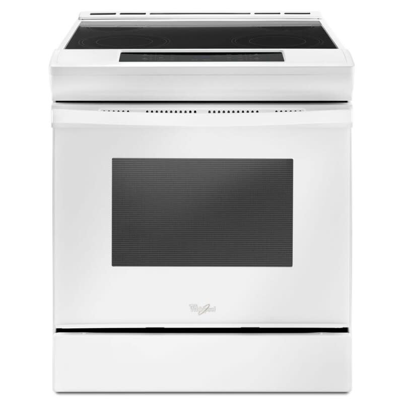 Whirlpool WHIRLPOOL 4.8 cu. ft. Guided Electric Front Control Range With The Easy-Wipe Ceramic Glass Cooktop  MODEL# WEE510SAGW