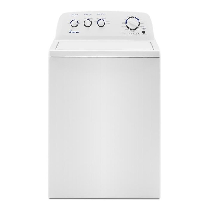 AMANA Amana 3.8-cu ft High Efficiency Agitator Top-Load Washer (White) MODEL# NTW4519JW