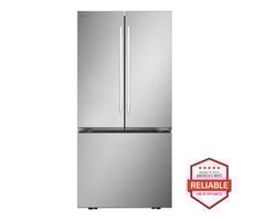 LG LG Standard-Depth 25.1-cu ft 3 -Door 33-in Wide Smart Compatible French Door Refrigerator with Ice Maker ( PrintProof Stainless Steel ) ENERGY STAR Certified Model# LF25H6200S