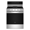 Whirlpool WHIRLPOOL (C) High Preheat 30-in 5 Burners 5-cu ft Self & Steam Cleaning Air Fry Convection Oven Freestanding Smart Natural Gas Range (Stainless Steel) MODEL# WFGS7530RZ