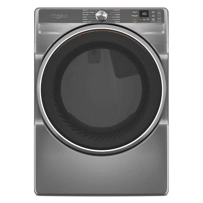 Whirlpool Whirlpool 7.4 Stackable Steam Cycle Portable Vented Gas Dryer ( Radient Silver ) Model#WGD6720RR