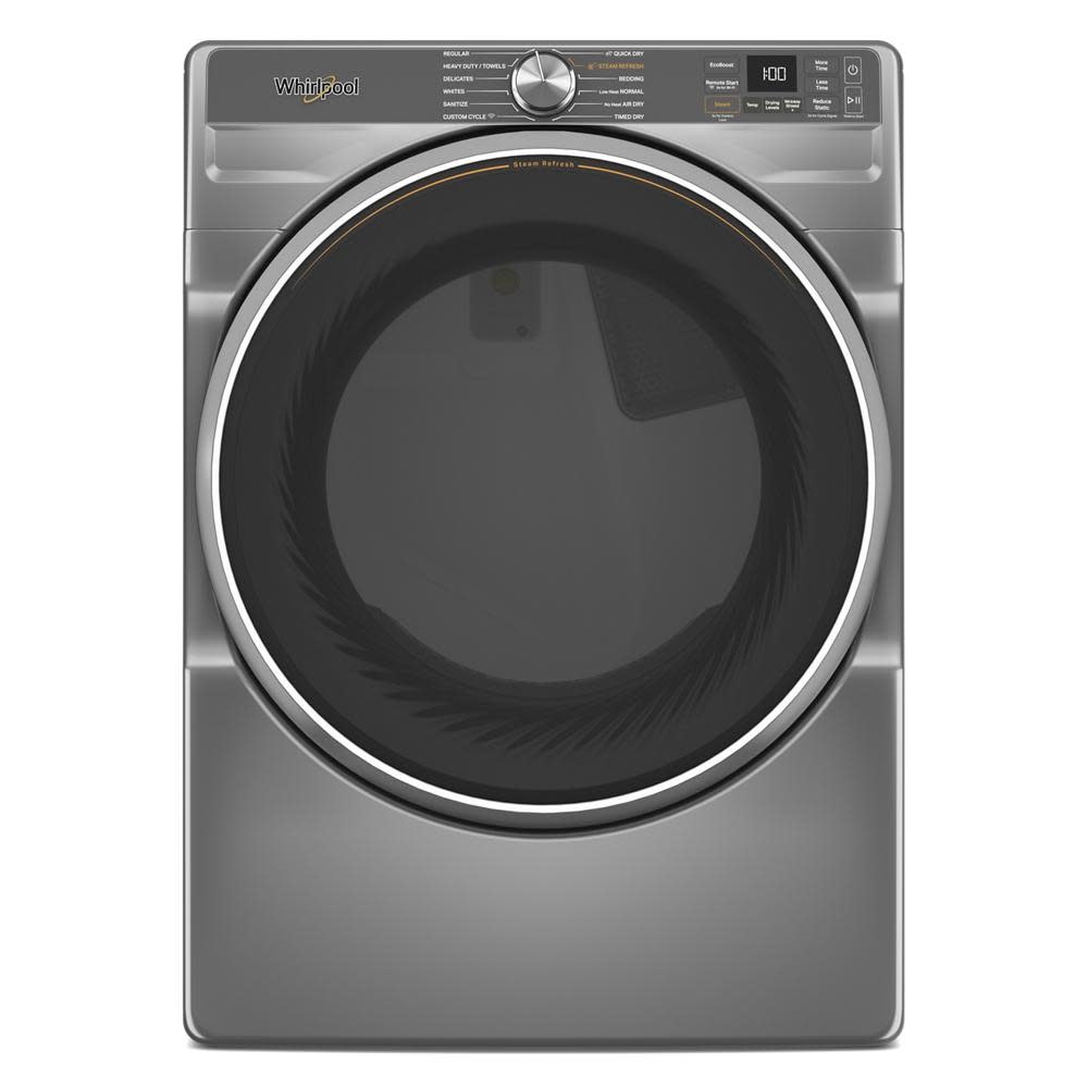 Whirlpool Whirlpool 7.4 Stackable Steam Cycle Portable Vented Gas Dryer ( Radient Silver ) Model#WGD6720RR
