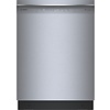 BOSCH Bosch 300 Series 24 in. Stainless Steel Front Control Built-In Dishwasher with Stainless Steel Tub and 3rd Rack, 46 dBA Model# SHE53CE5N