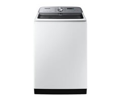 SAMSUNG SAMSUNG  5.2 cu. ft.  Large Capacity Smart Top Load Washer with Super Speed Wash in White  MODEL# WA52DG5500AW