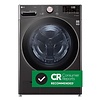 LG (NIB) TurboWash 360 4.5-cu ft High Efficiency Stackable Steam Cycle Smart Front-Load Washer (Black Steel) ENERGY STAR  MODEL# WM4000HBA